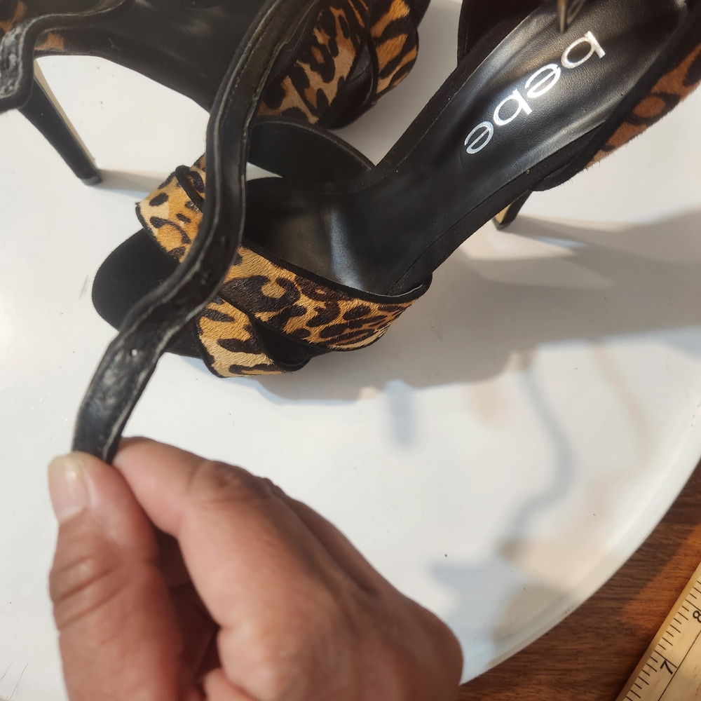 bebe Animal Print Platform Heels - Picture 10 of 13
